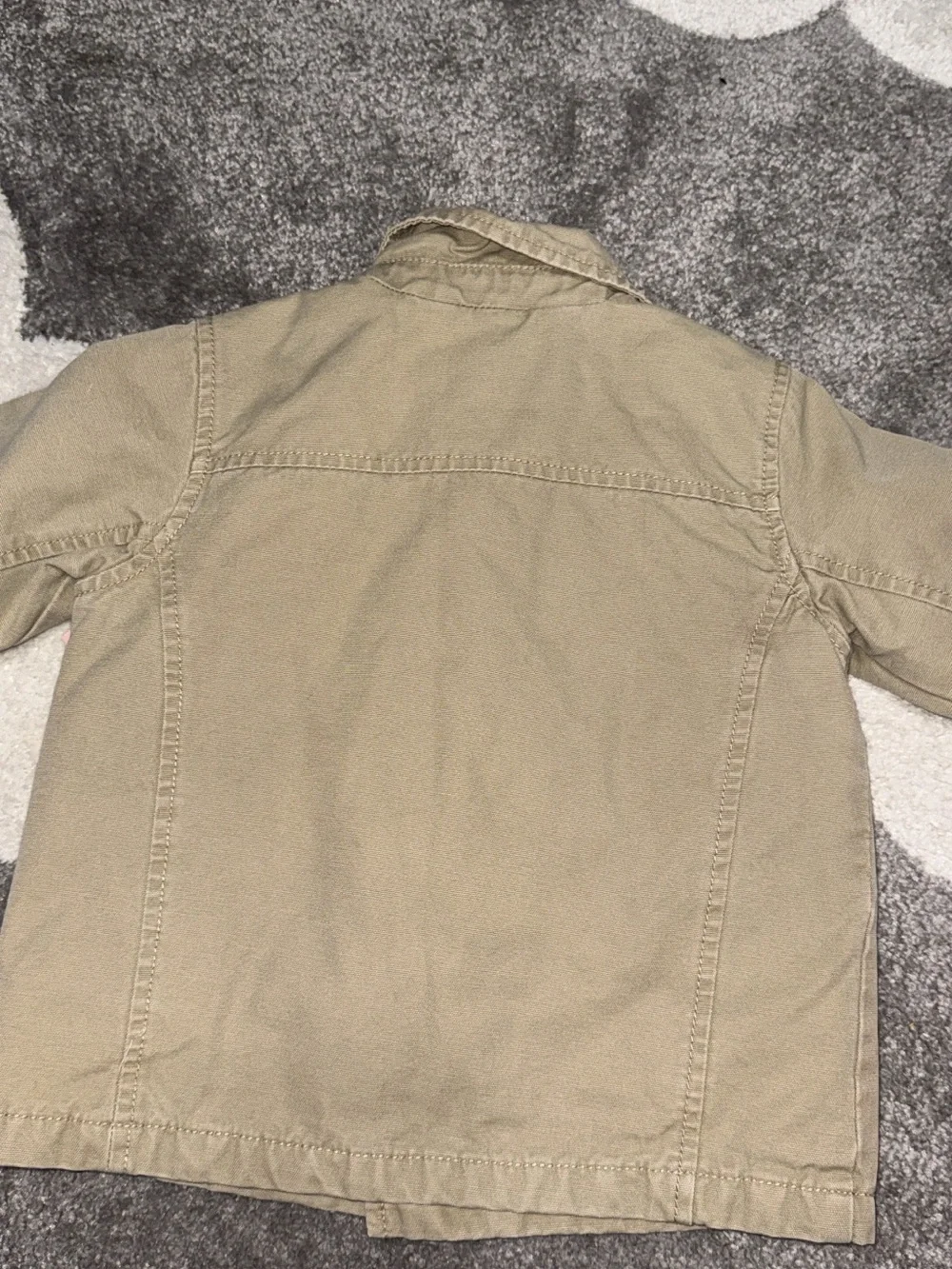 Vintage Old Navy Toddler Double-Breasted Khaki Jacket - 18-24M